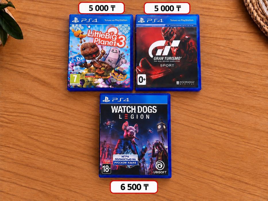 Игры для PS4 — оригинальные диски