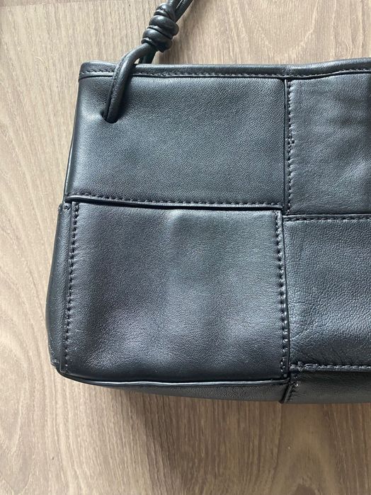 Кожена дамска чанта Massimo Dutti