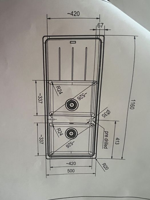 Двойна кухненска мивка Franke