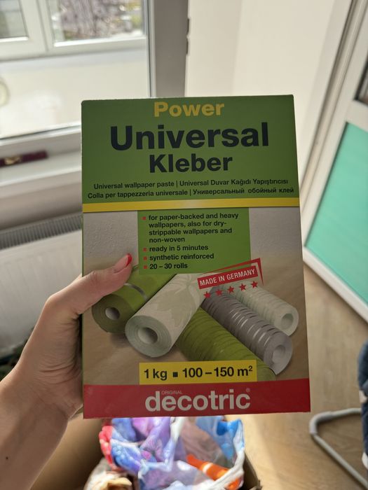 Продам виниловые обои и клей
