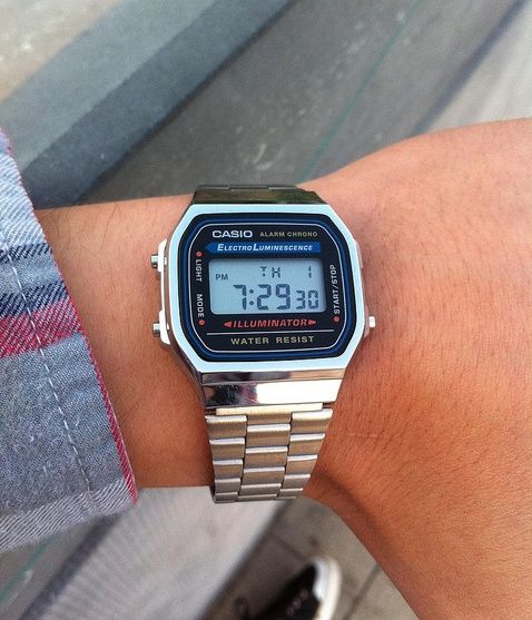 Оригинальные часы CASIO A168WA-1WSDF