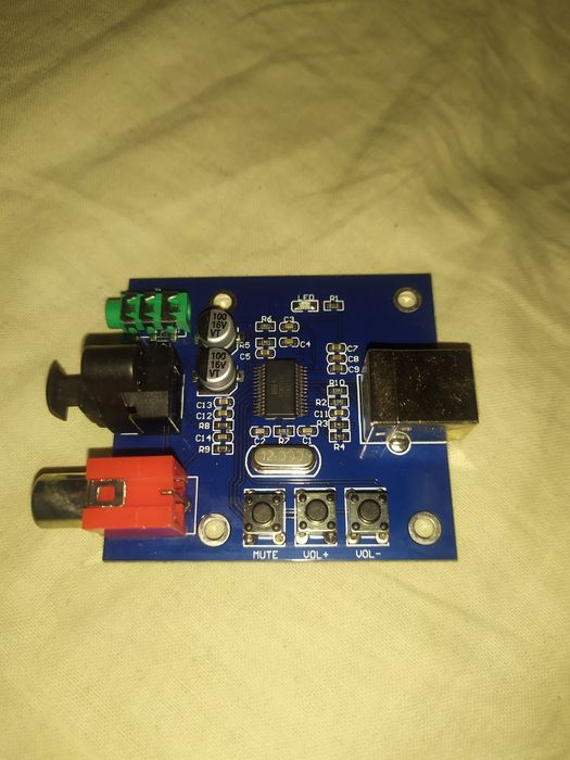 Внешняя звуковая карта usb audio DAC pcm2704