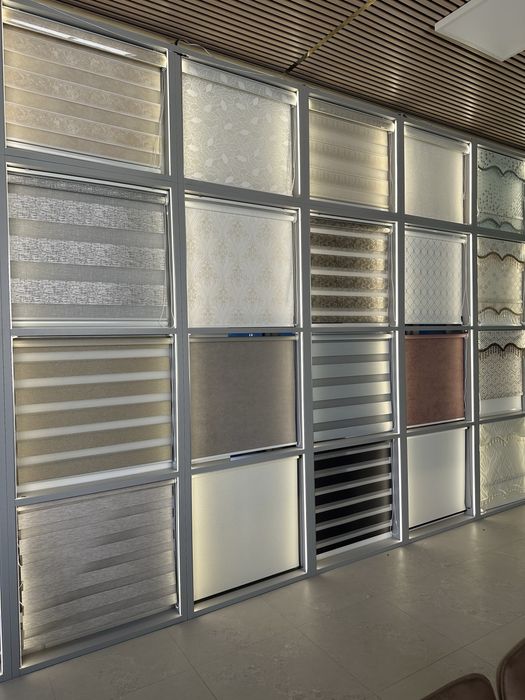 Рол шторы день ночь вертикальные жалюзи