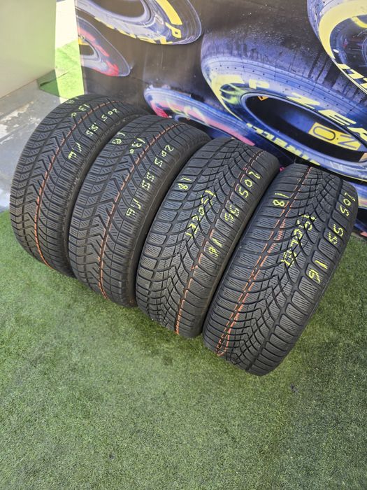 205.55.16 2x pirelli 2x dunlop m+s