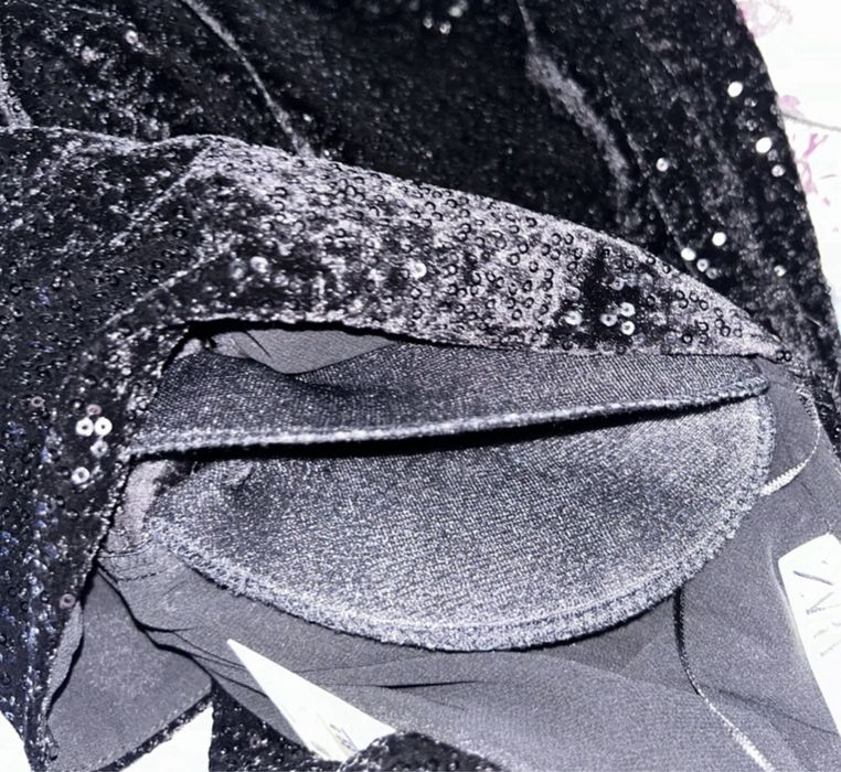 Rochie de seara neagra cu paiete