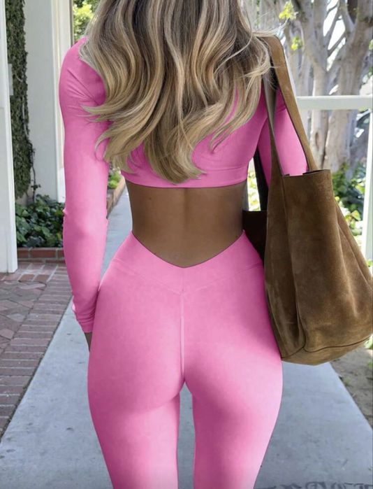 Set fitness roz , marimea S
