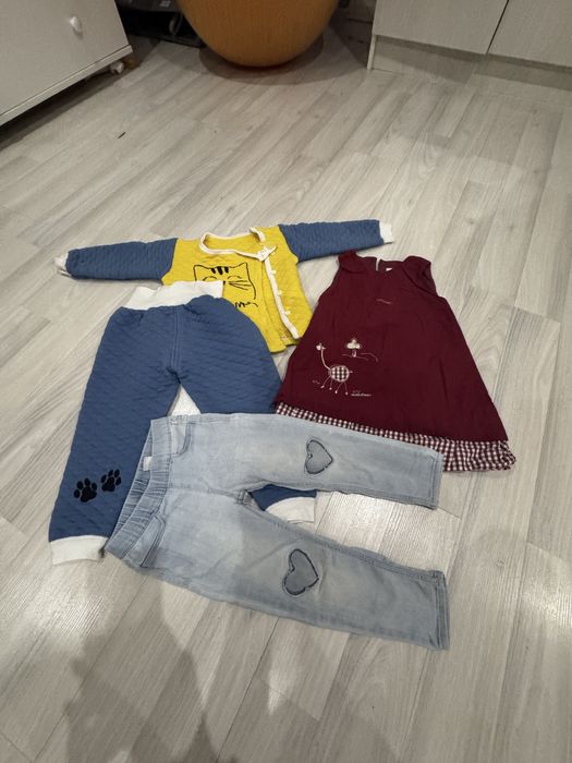 Пакет вещей 80-86 на девочку