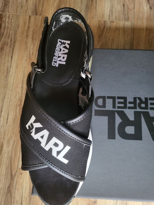 Sandale Ventura Karl Lagerfeld Negre
