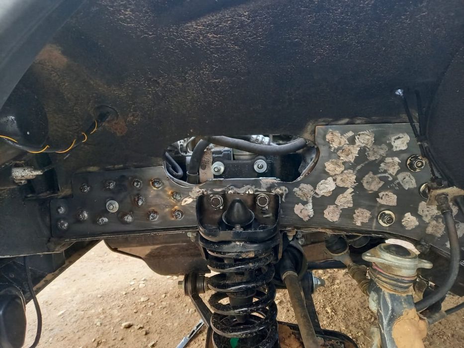 Усиление передних лонжеронов Нива