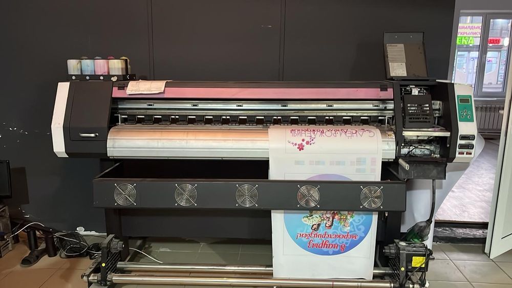 Широкоформатный принтер 1.8м | DX5 | Экосольвент | Баннер/пленка