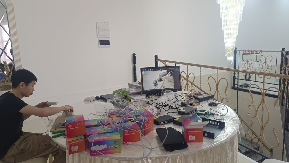 Установка видеонаблюдение