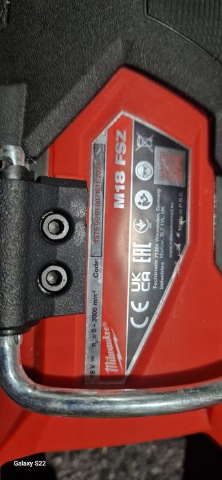 Milwaukee set scule pe 18 V