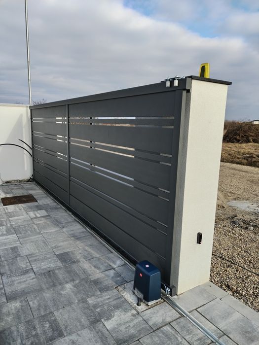 Gard aluminiu, porti aluminiu, gard jaluzea, fer forjat