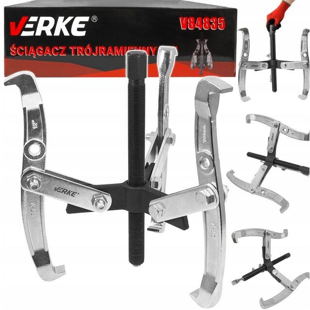 Presa extractor rulmenti, 12" 3 brate, Verke