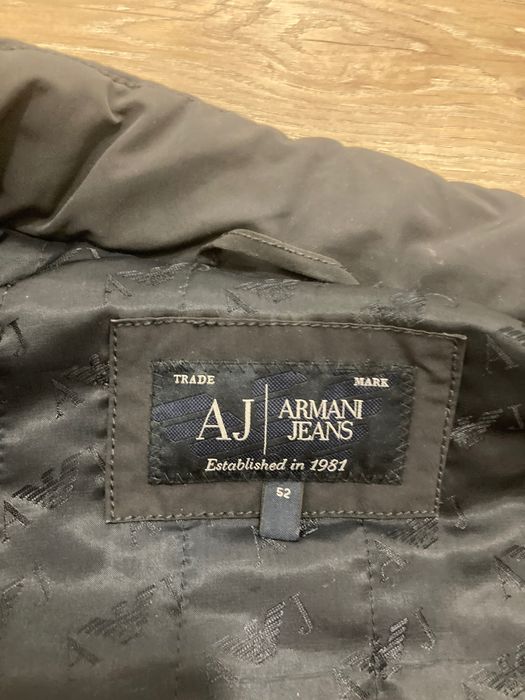 Мъжко Якето Armani Jeans тъмносиньо – Устойчиво на вятър и дъжд