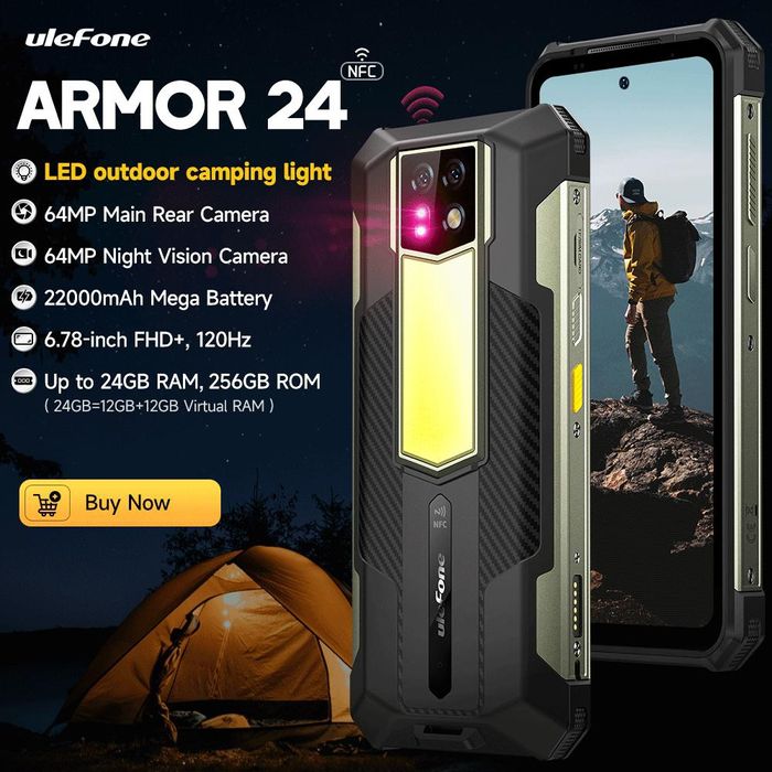 Ulefone armor 24 256 giga+24 giga ram
