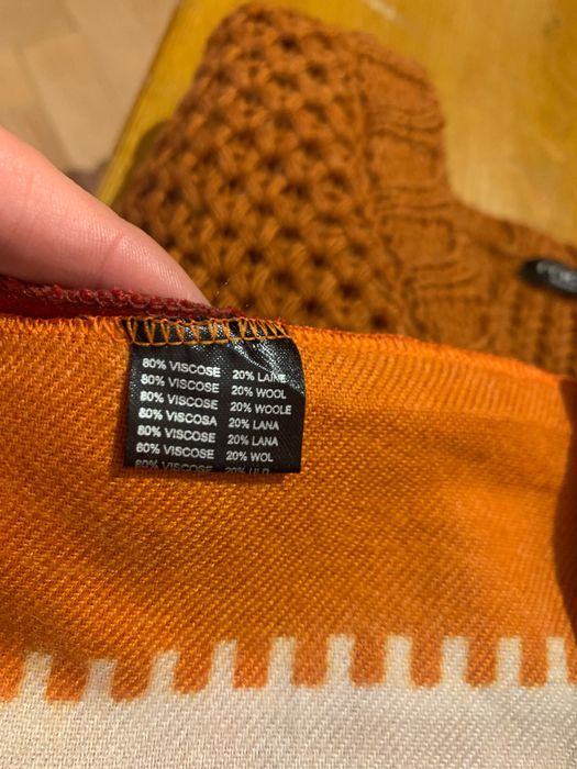 Разкошен шал с десен точки( вълна и вискоза)