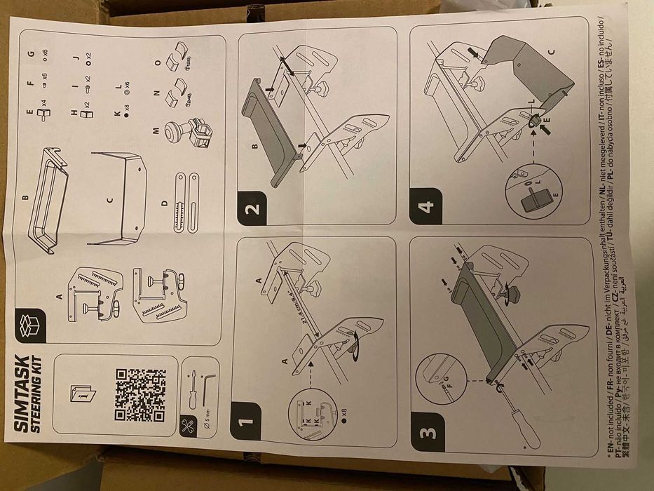 Kit Thrustmaster Simtask Steering pentru PC