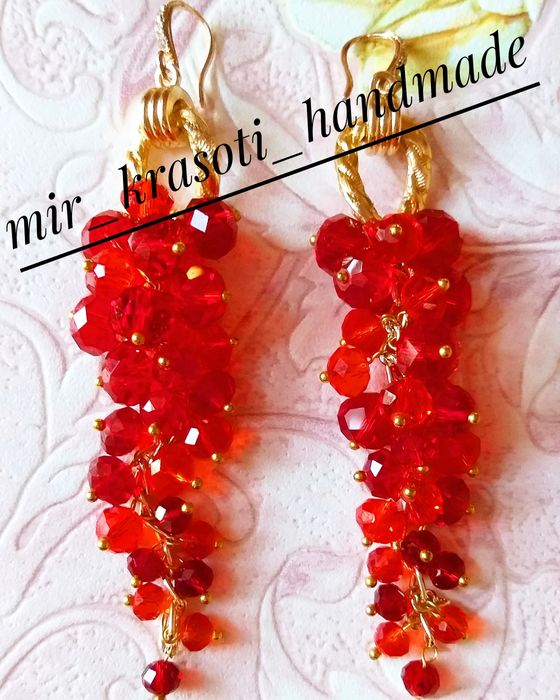 Серьги ручной работы от 1700тг