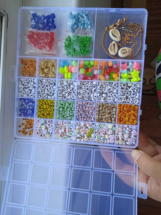Наборы бисера, резиночки