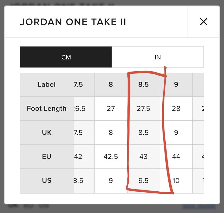 Ghete Jordan One Take II 43 (27,5cm)