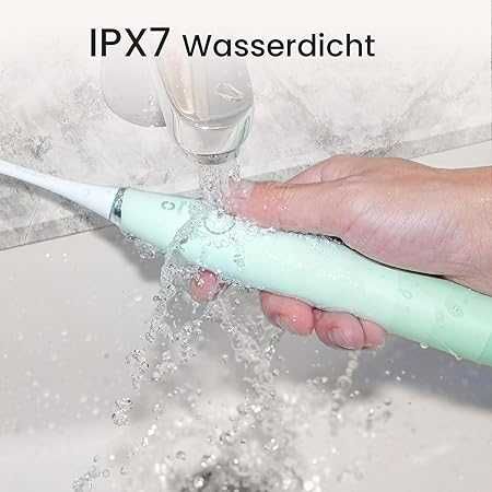 Звукова електрическа четка за зъби Oclean Flow Зелена , с IPX7, 2-минутен таймер
