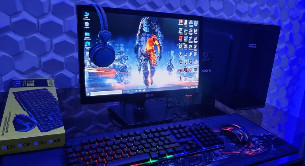 Игровой компьютер полный комплект + ДОСТАВКА бепул