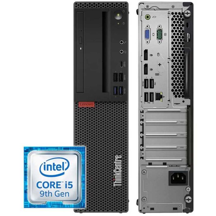 Pc SFF LENOVO ThinkCentre M720S Placa de baza INTEL Core i5-9400 Six Core Ram 8 GB DDR4 + HDD 500GB/ SSD 120GB DVDRW Port M2 USB C frontal Card Reader