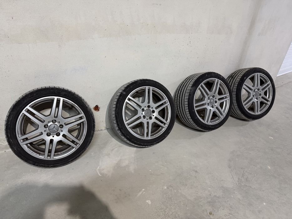 Оргинални джанти за Мерцедес 18-ки АМГ с чисто нови гуми