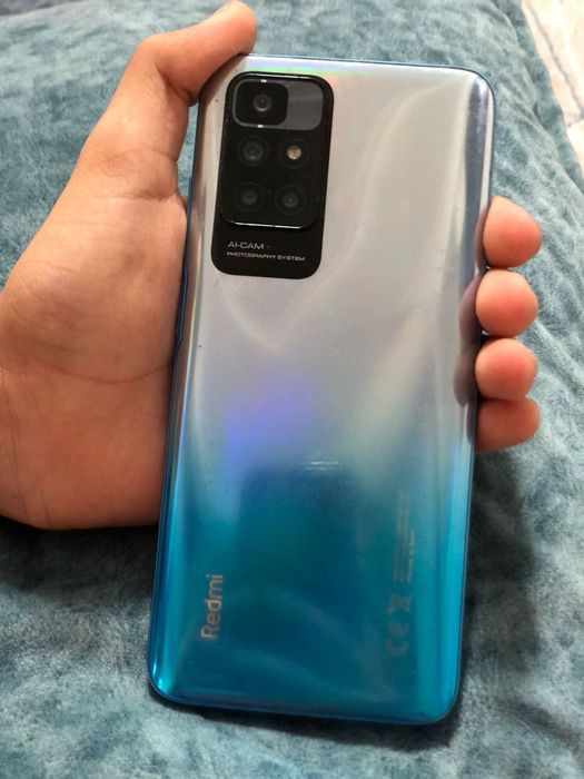 Редми 10 идеал с 2 чехлами 128 гб