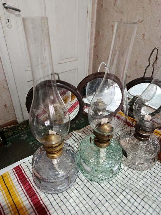 Стари газени лампи - 4 броя