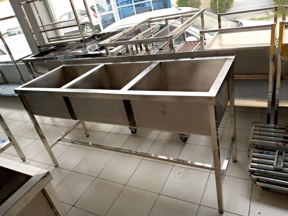 Мойка 1х секционная для садика, ресторан и для кухни нержавейка