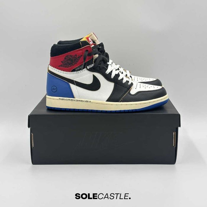 Nike Air Jordan 1 Retro High OG SP Fragment x Union LA 'Varsity Red Sport Royal'