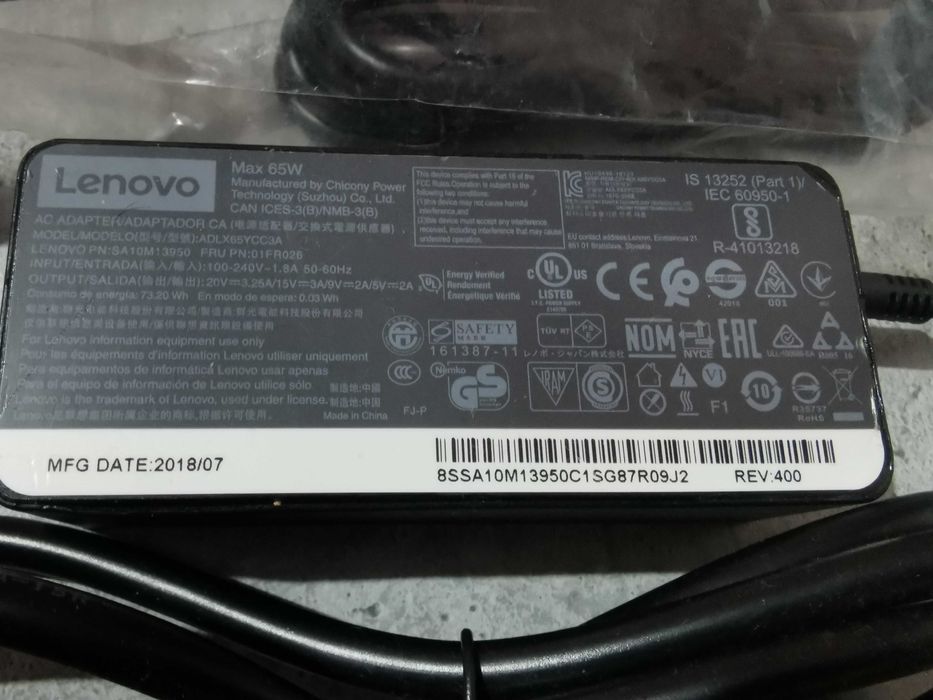 Incarcator laptop Lenovo 65W tip C (telefon,tableta)