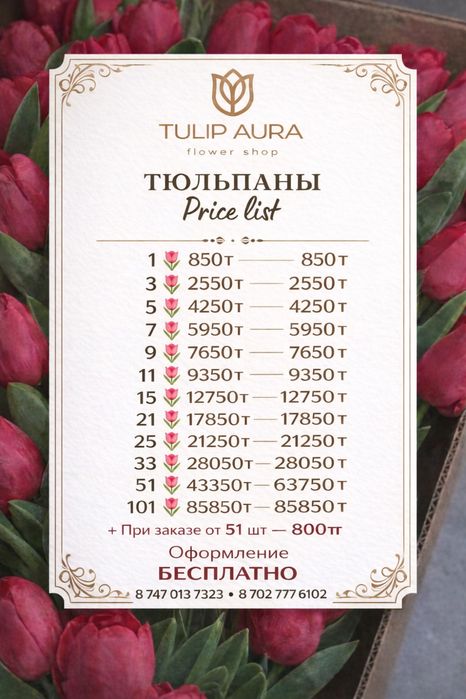 Тюльпаны высшего сорта оформление бесплатно