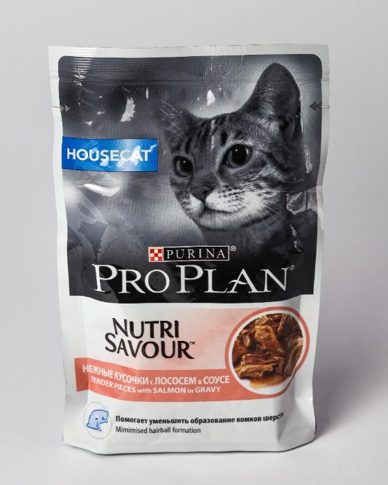 Влажный, жидкий, паучи, соус, желе корм Purina Pro Plan (Проплан): 570 ...