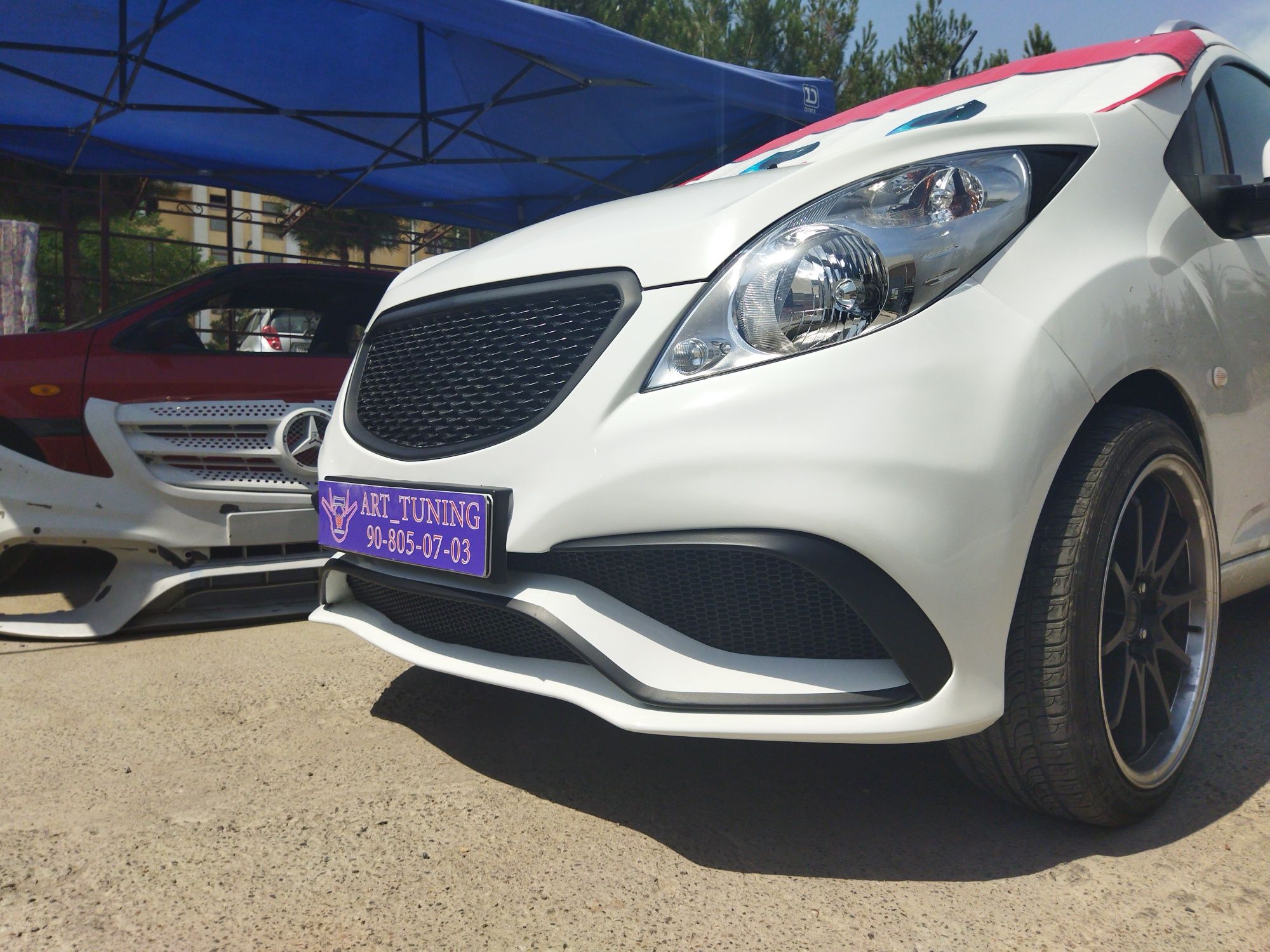 Spark спарк бампер bamper буфер bufer тюнинг tuning Chevrolet ravon: 150 у.е. - 