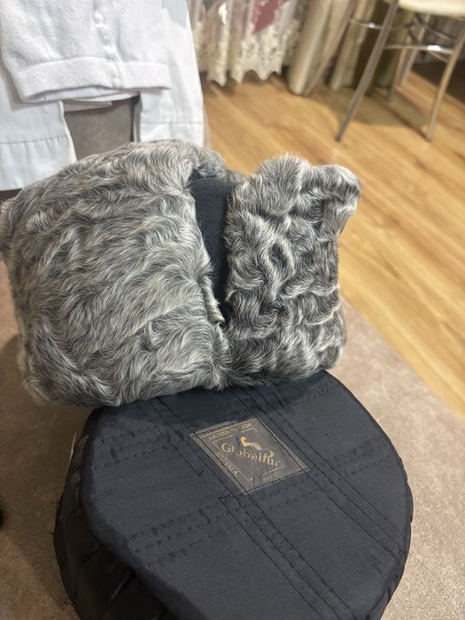 Шапка ушанка каракулевая