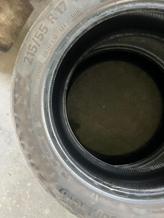 Set 4 anvelope vară 215/55R17 Continental si Goodyear