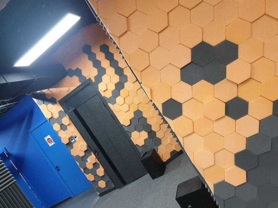 Студийный акустический поролон (шумоизоляция, шумоподавление)