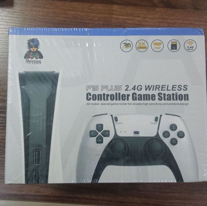 Playstation беспроводная игровая консоль P15 Plus 2.4G.