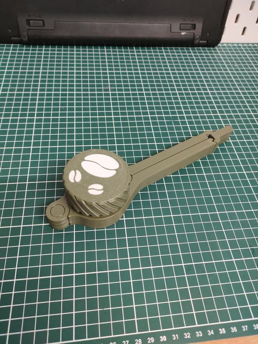 Clips pentru punga cafea boabe