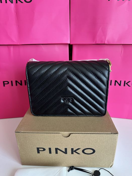 PINKO Mini Chevron Click Love – оригинална чанта | НОВА | Код: 108