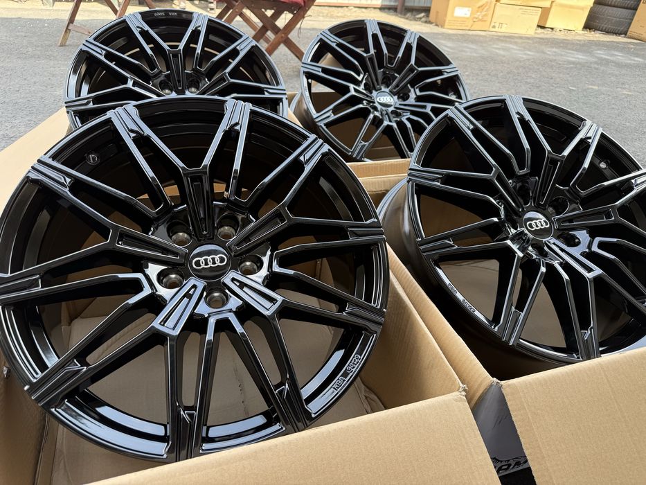 Jante aliaj noi AUDI RS BLACK - A5 A6 Q3 Q5 - 5x112 R19