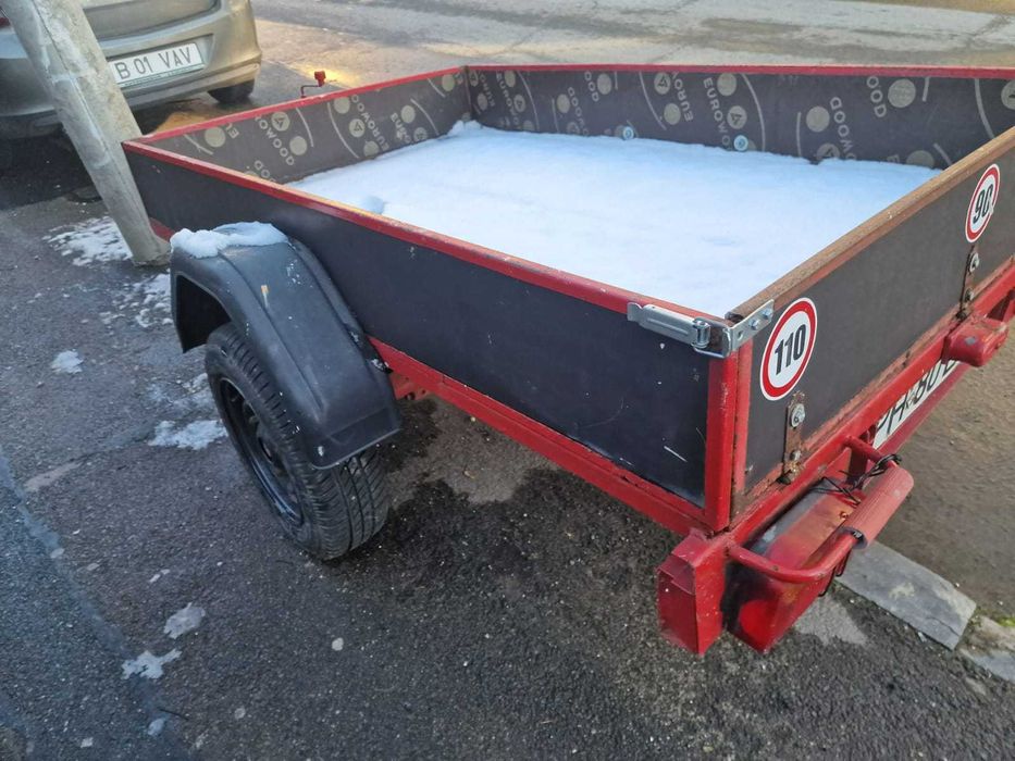 REMORCA REPO 2AXE an2024 ca NOUA 750Kg Inmatriculata 260x130 idealaATV