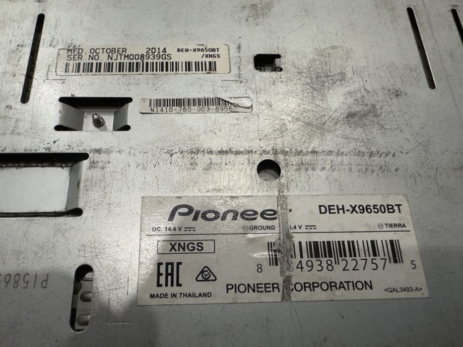 Pioneer deh9650 bt