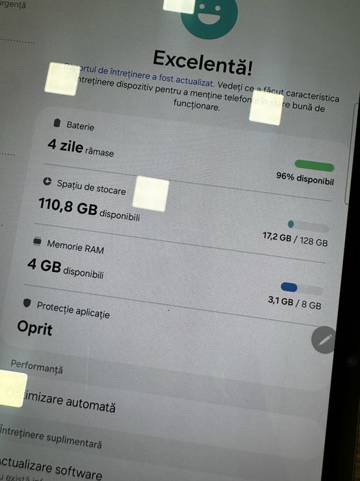 Samsung Tab S8+ Plus 5G / 128GB / Impecabila / Garantie 12 luni