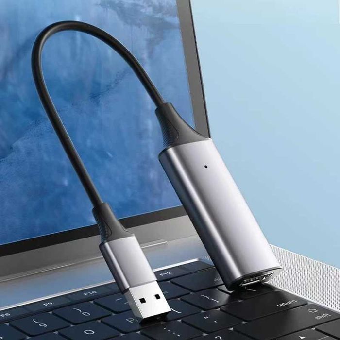 Placa de captura HDMI - USB-C + USB 3.0 Live Streaming 4K Youtube OBS