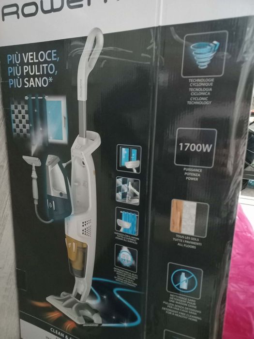 Vand aspirator vertical cu abur Rowenta