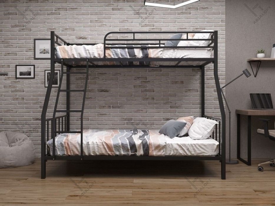Металлическая Кровать Двухъярусная, Лофт Стиле, Бесплатная Доставка,